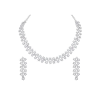 Diamond Necklace with Earrings - Jewellery Set for Women