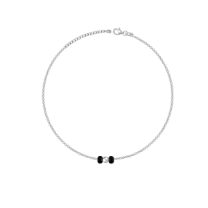 Silver Anklet for Women, Single