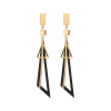 Fancy Hollow Triangle Long Geometric Drop Earrings for Girls & Women